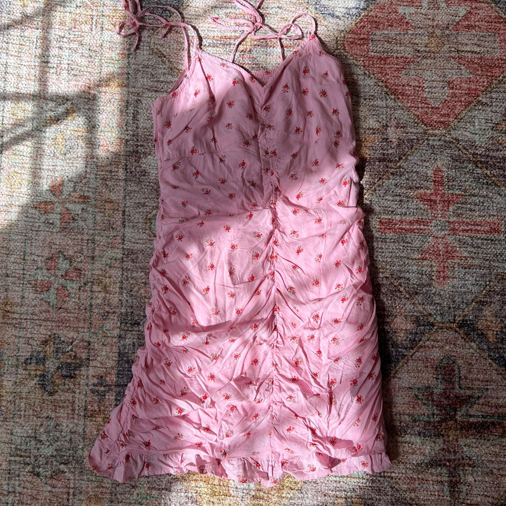 Hollister Pink Floral Dress